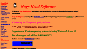 What Nagsheadsoft.com website looked like in 2018 (5 years ago)
