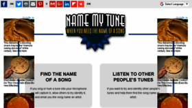 What Namemytune.com website looked like in 2018 (5 years ago)