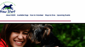 What Newstartdogrescue.org website looked like in 2018 (5 years ago)