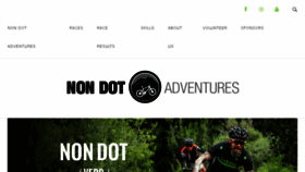 What Nondotadventures.com website looked like in 2018 (5 years ago)