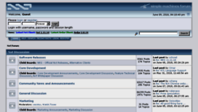 What Nxtforum.org website looked like in 2018 (7 years ago)