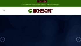 What Nichesoft.com website looked like in 2018 (5 years ago)