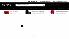 What Notino.dk website looked like in 2018 (7 years ago)