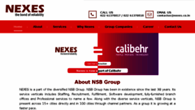 What Nexes.co.in website looked like in 2018 (5 years ago)