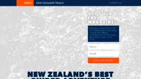 What Newzealandtrails.com website looked like in 2018 (5 years ago)