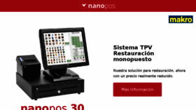 What Nanopos.es website looked like in 2018 (5 years ago)