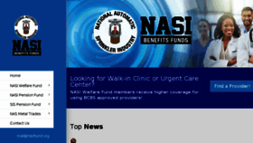 What Nasifund.org website looked like in 2018 (5 years ago)