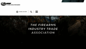 What Nssf.com website looked like in 2018 (5 years ago)