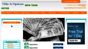 What Niftyandstockoptions.com website looked like in 2018 (5 years ago)