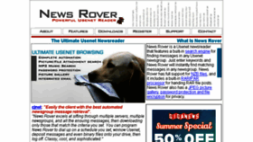 What Newsrover.com website looked like in 2018 (5 years ago)