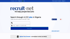 What Ng.recruit.net website looked like in 2018 (5 years ago)
