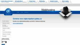 What Nejlevnejsibarvyalaky.cz website looked like in 2018 (5 years ago)