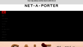 What Net-a-porter.co.uk website looked like in 2018 (5 years ago)