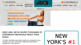 What Nydietmd.com website looked like in 2018 (5 years ago)