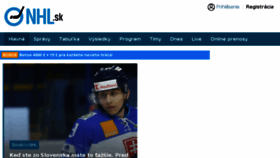 What Nhl.sk website looked like in 2018 (5 years ago)
