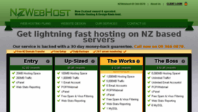 What Nzwebhost.co.nz website looked like in 2018 (5 years ago)