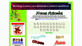 What Nomesanimados.com website looked like in 2018 (5 years ago)