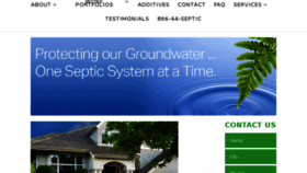 What Nj-septic.com website looked like in 2018 (5 years ago)