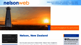 What Nelson.co.nz website looked like in 2018 (5 years ago)