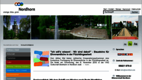 What Nordhorn.de website looked like in 2018 (5 years ago)