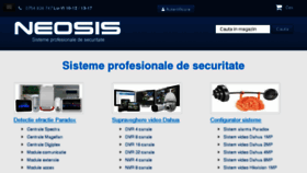 What Neosis.ro website looked like in 2018 (5 years ago)