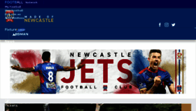 What Newcastlejets.com.au website looked like in 2018 (5 years ago)