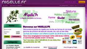 What Nigelle.fr website looked like in 2018 (5 years ago)