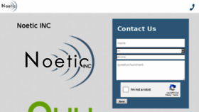 What Noeticinc.com website looked like in 2018 (5 years ago)