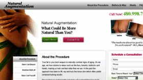 What Naturalaugmentation.com website looked like in 2018 (5 years ago)