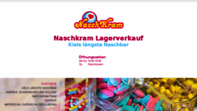 What Naschkram.com website looked like in 2018 (5 years ago)