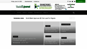 What Newsjournal.com.ng website looked like in 2018 (5 years ago)