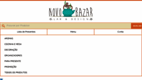 What Novobazar.com.br website looked like in 2018 (5 years ago)