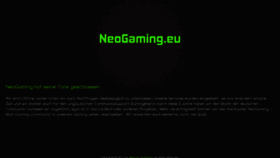 What Neogaming.de website looked like in 2018 (5 years ago)