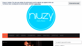 What Niuzy.com website looked like in 2018 (5 years ago)