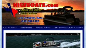 What Niceboats.com website looked like in 2018 (5 years ago)