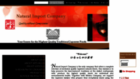 What Naturalimport.com website looked like in 2018 (5 years ago)