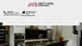 What Nextlevelconstruct.co.nz website looked like in 2018 (5 years ago)