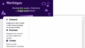 What Netvagas.com.br website looked like in 2018 (5 years ago)