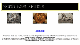 What Northeastmedals.co.uk website looked like in 2018 (5 years ago)