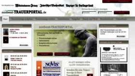 What Nordwest-trauerportal.de website looked like in 2018 (5 years ago)