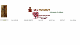 What Nuamassage.com website looked like in 2018 (5 years ago)
