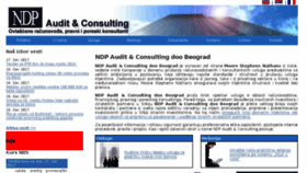 What Ndp-audit.rs website looked like in 2018 (5 years ago)