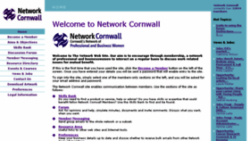 What Networkcornwall.net website looked like in 2018 (5 years ago)