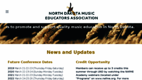What Ndmea.org website looked like in 2018 (5 years ago)