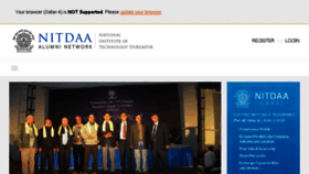 What Nitdaa.org website looked like in 2018 (5 years ago)