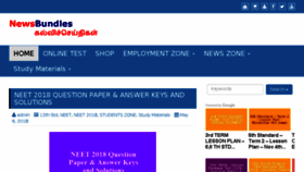 What Newsbundles.com website looked like in 2018 (5 years ago)