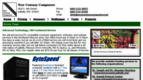 What Newcenturycomputers.net website looked like in 2018 (5 years ago)