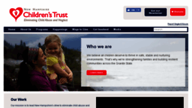 What Nhchildrenstrust.org website looked like in 2018 (5 years ago)