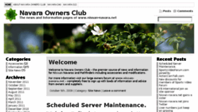 What Navaraownersclub.com website looked like in 2018 (5 years ago)