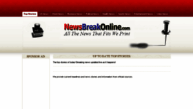 What Newsbreakonline.com website looked like in 2018 (5 years ago)